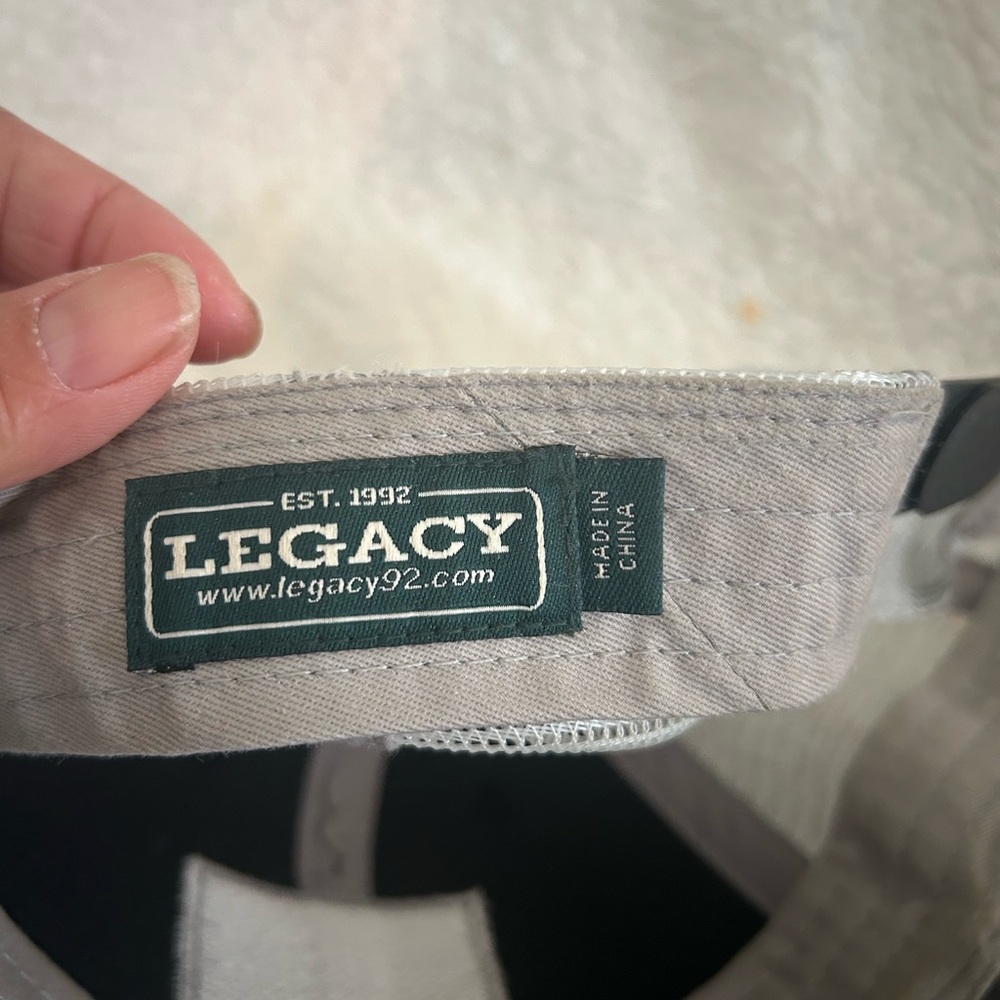 Legacy Mid Pro Snapback Black and Gray Trucker Hat - Picture 6 of 9